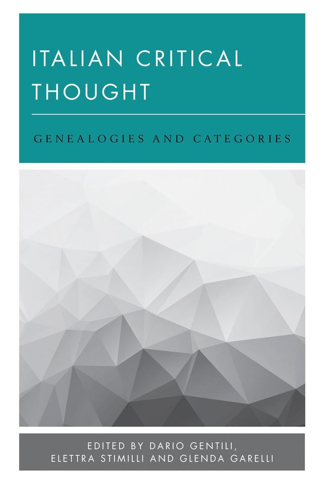 Italian Critical Thought by Dario Gentili, Elettra Stimilli, Glenda Garelli