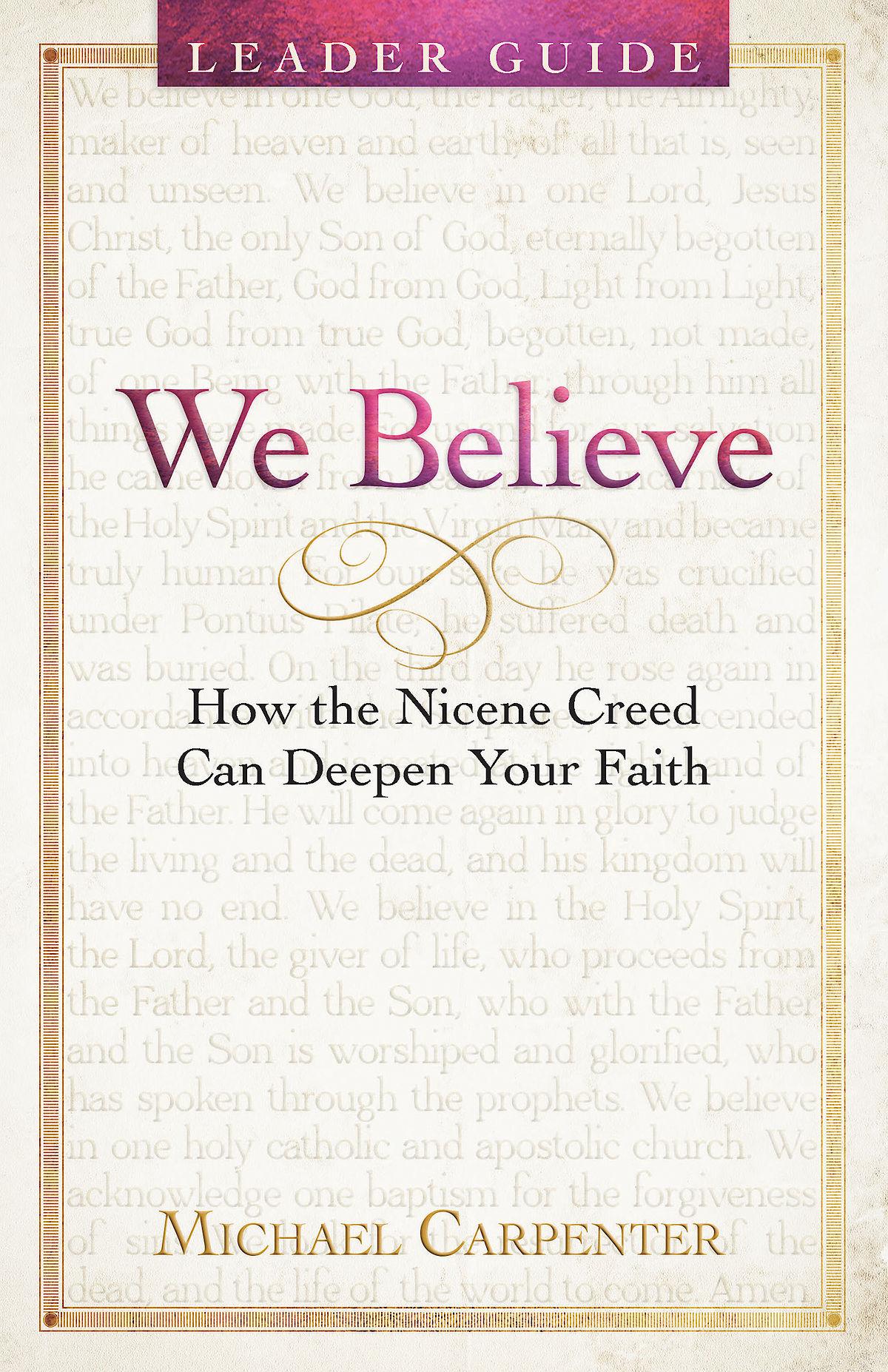 We Believe Leader Guide