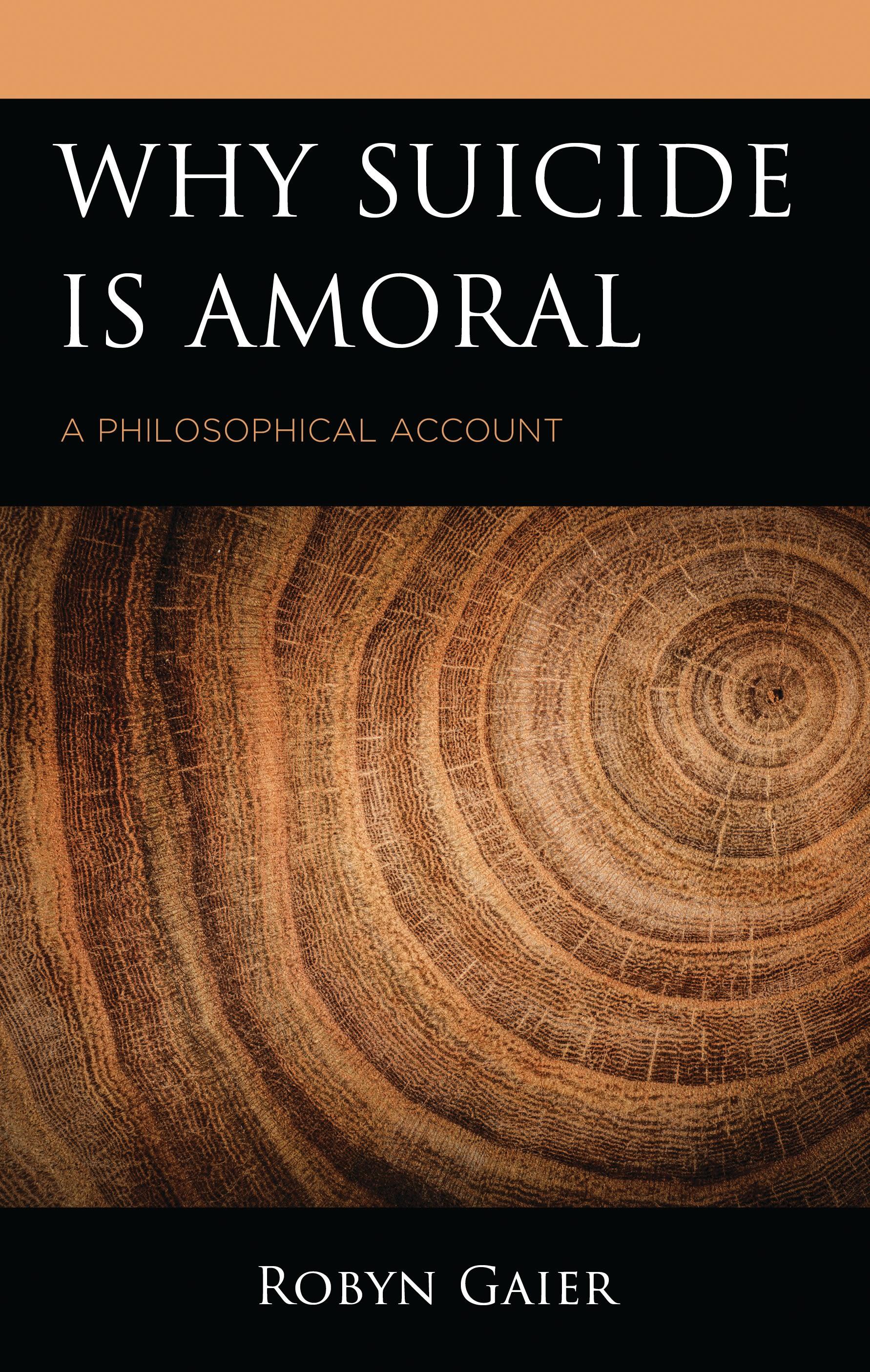 Why Suicide Is Amoral