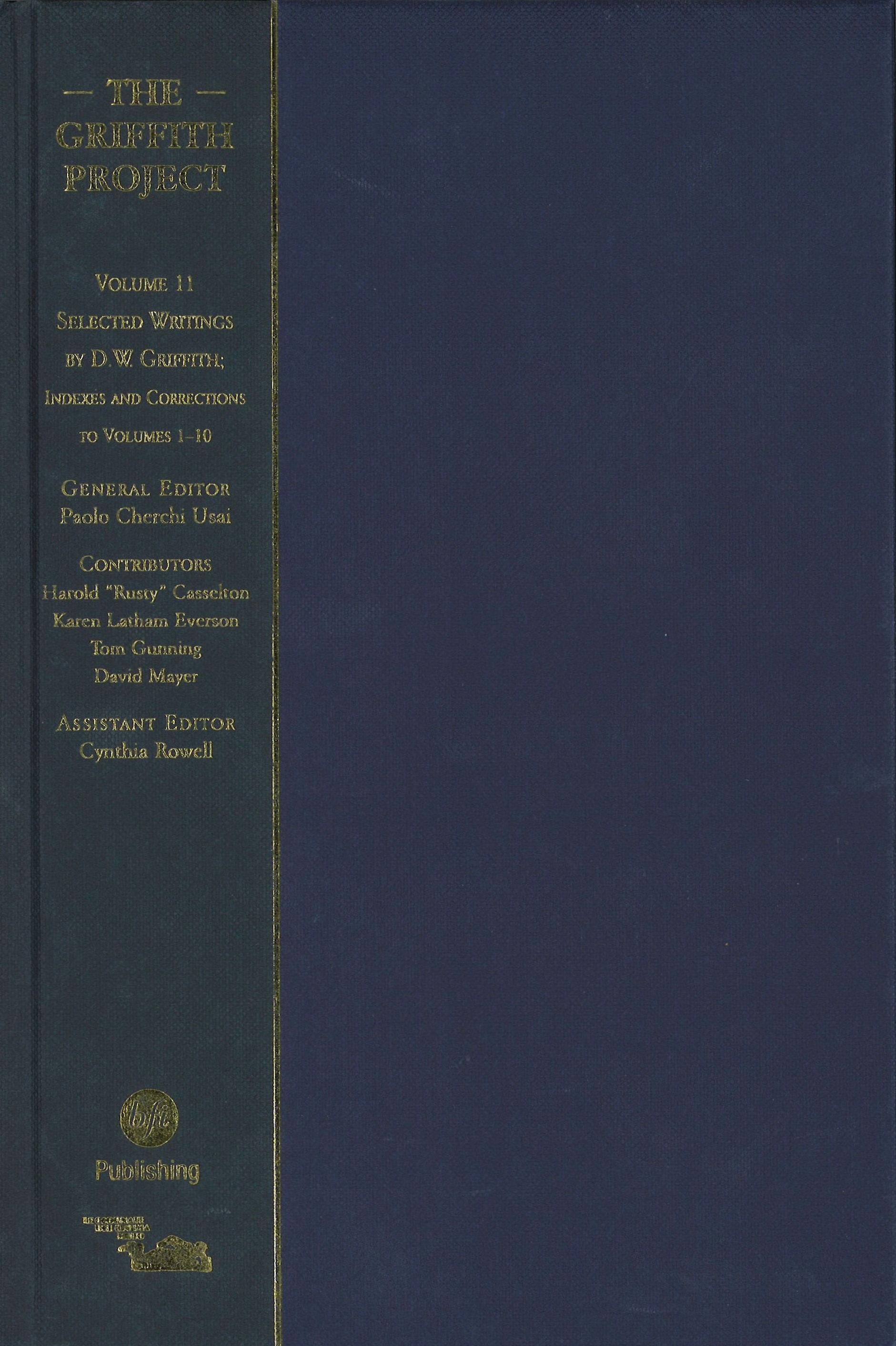 The Griffith Project, Volume 11