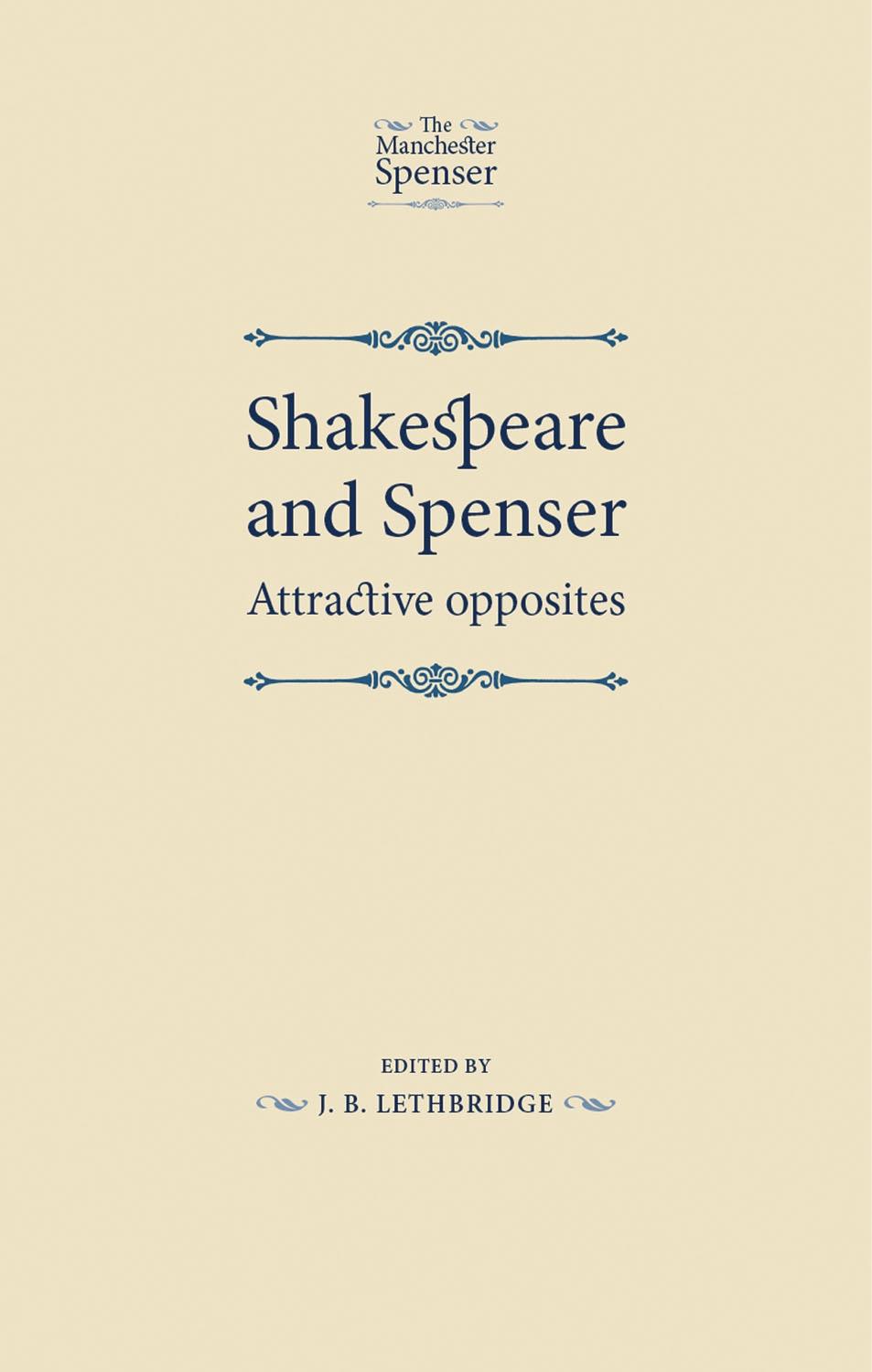 Shakespeare and Spenser