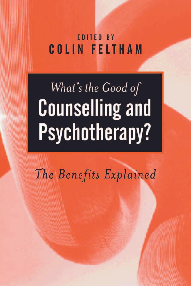 What′s the Good of Counselling & Psychotherapy?