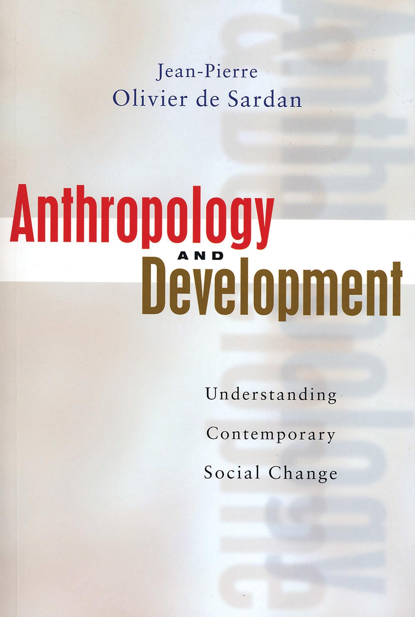 Anthropology and Development