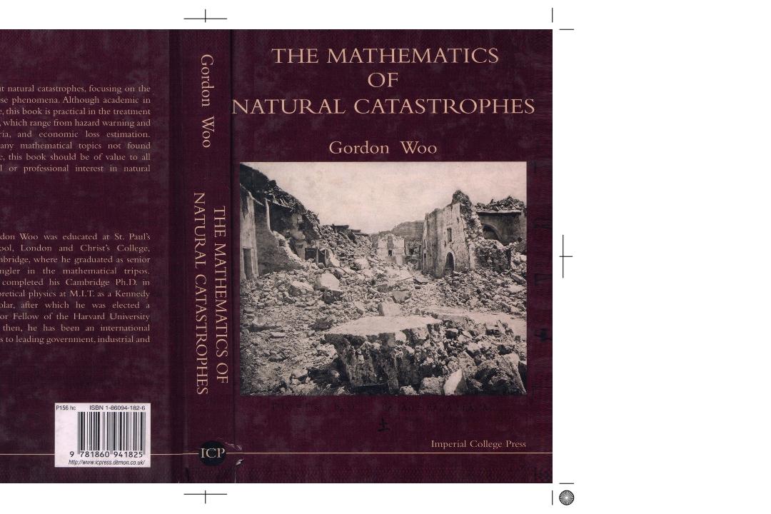 MATHEMATICS OF NATURAL CATASTROPHES,THE