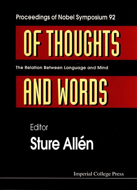 OF THOUGHTS & WORDS  (B/S)
