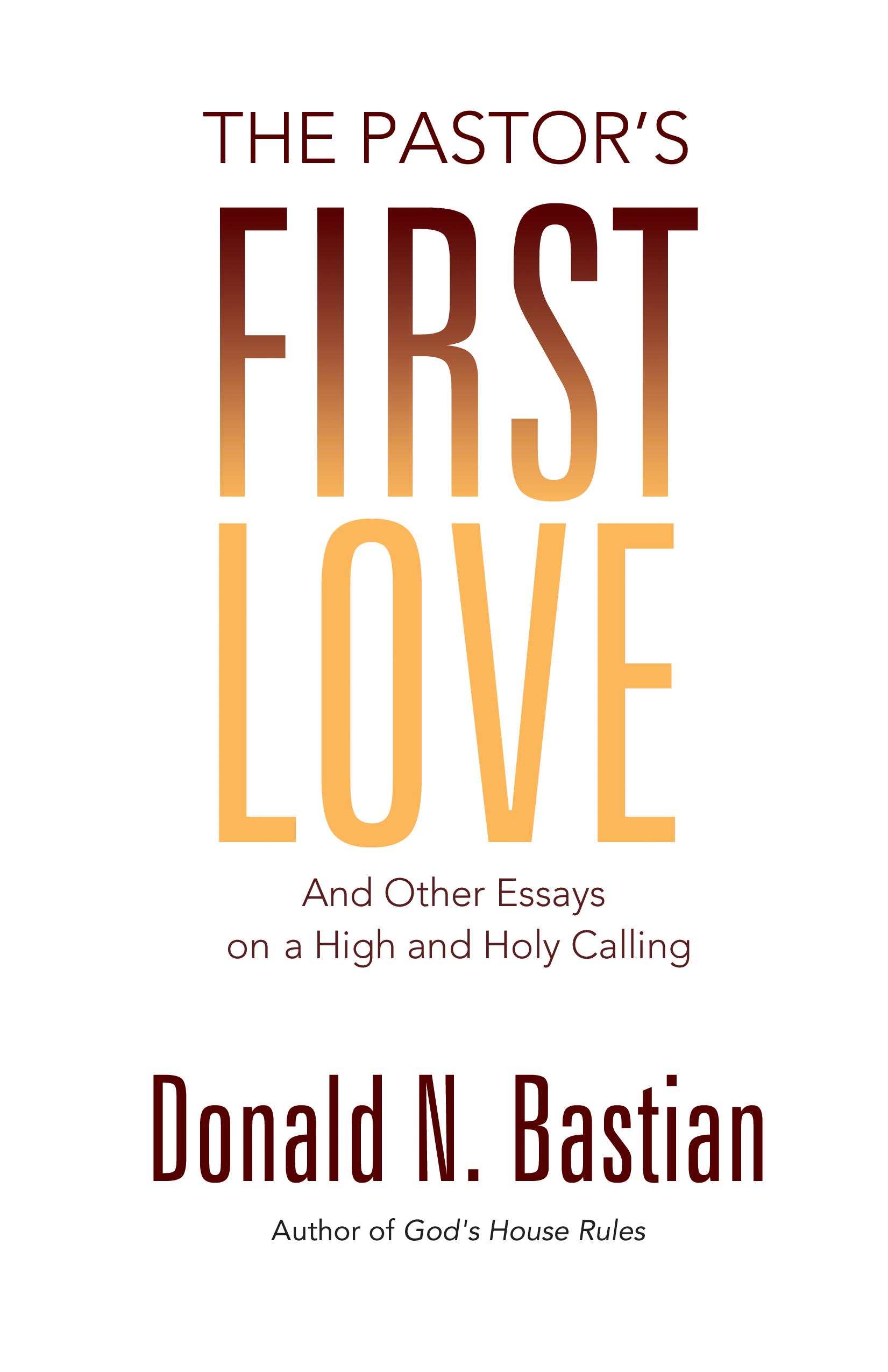 The Pastor's First Love