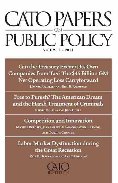 Cato Papers on Public Policy, Volume 1
