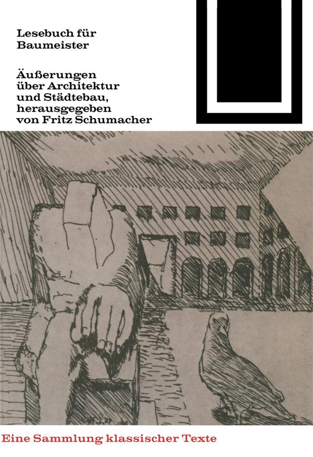 Lesebuch für Baumeister by Fritz Schumacher