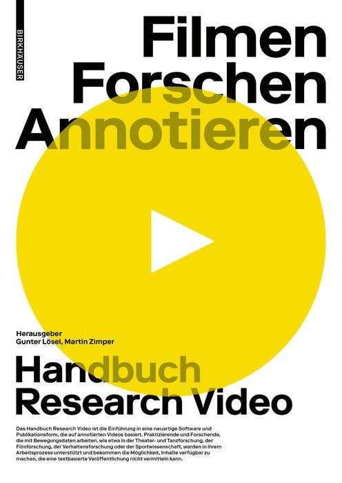 Filmen, Forschen, Annotieren by Gunter Lösel, Martin Zimper