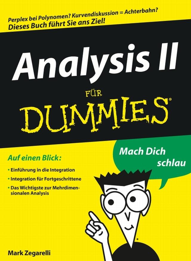Analysis II für Dummies by Judith Muhr, Mark Zegarelli