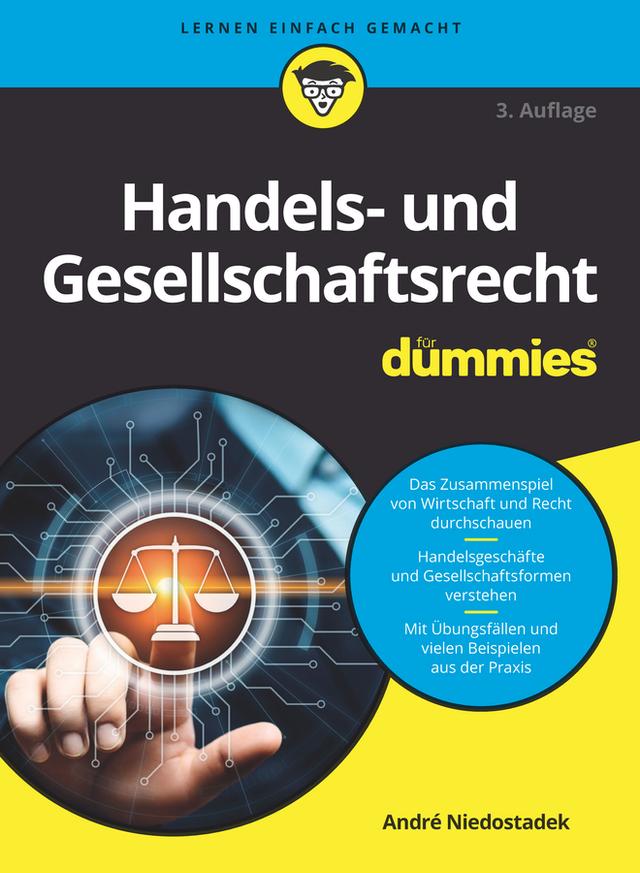 Handels- und Gesellschaftsrecht für Dummies by André Niedostadek