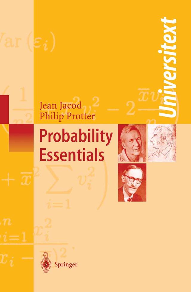 Probability Essentials by Jean Jacod, Philip Protter