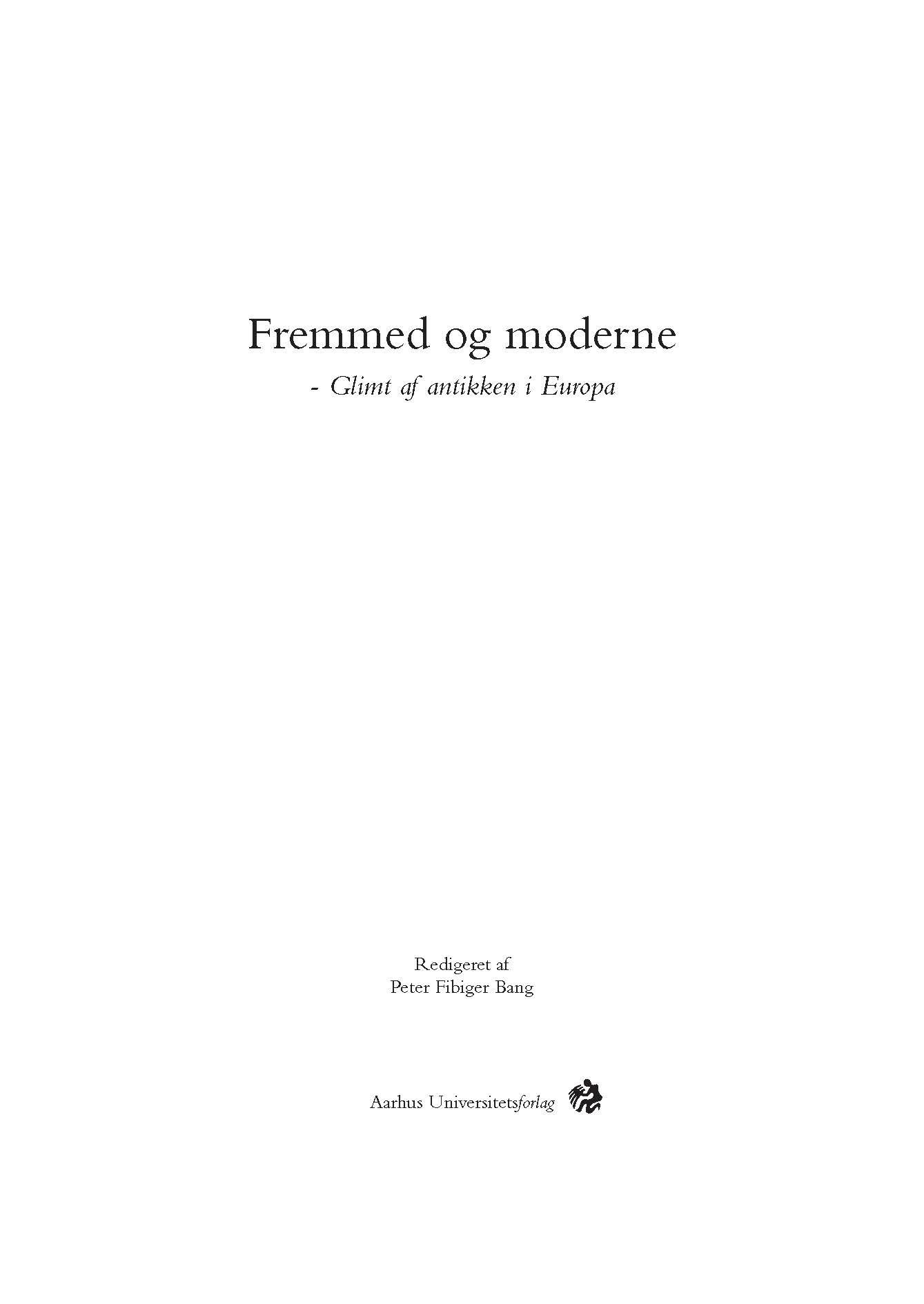 Fremmed og moderne
