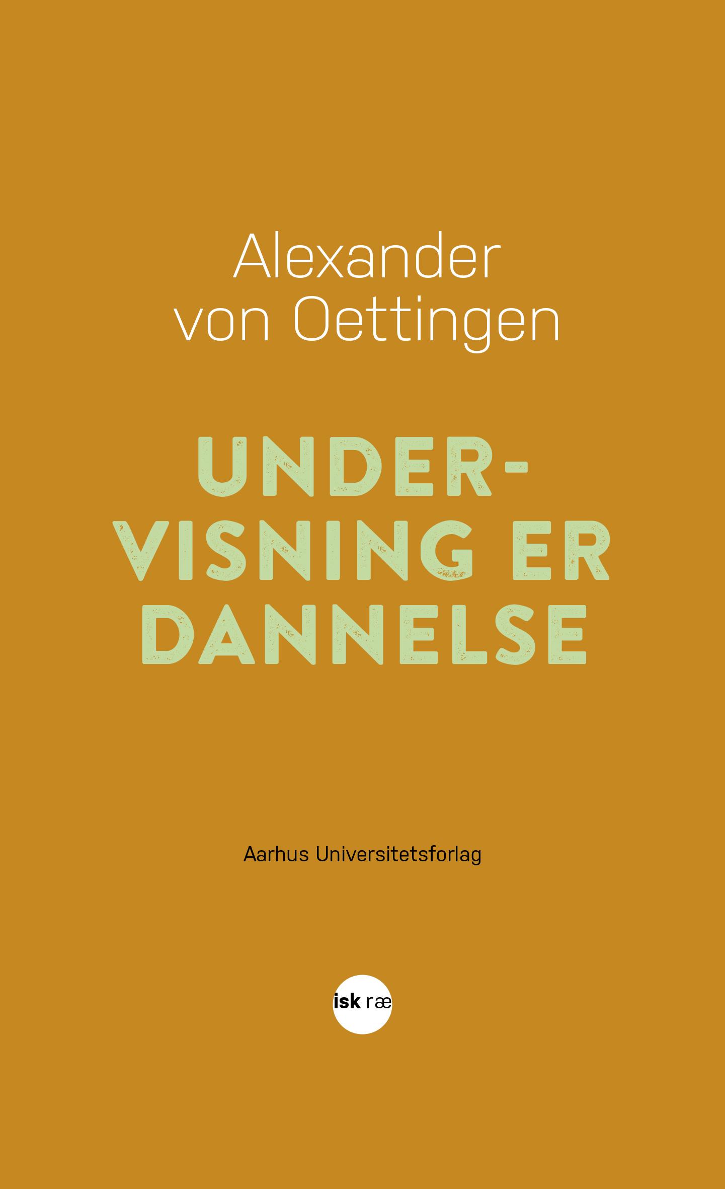 Undervisning er dannelse