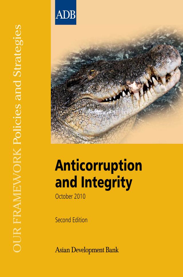 Anticorruption and Integrity by Asian Development Bank