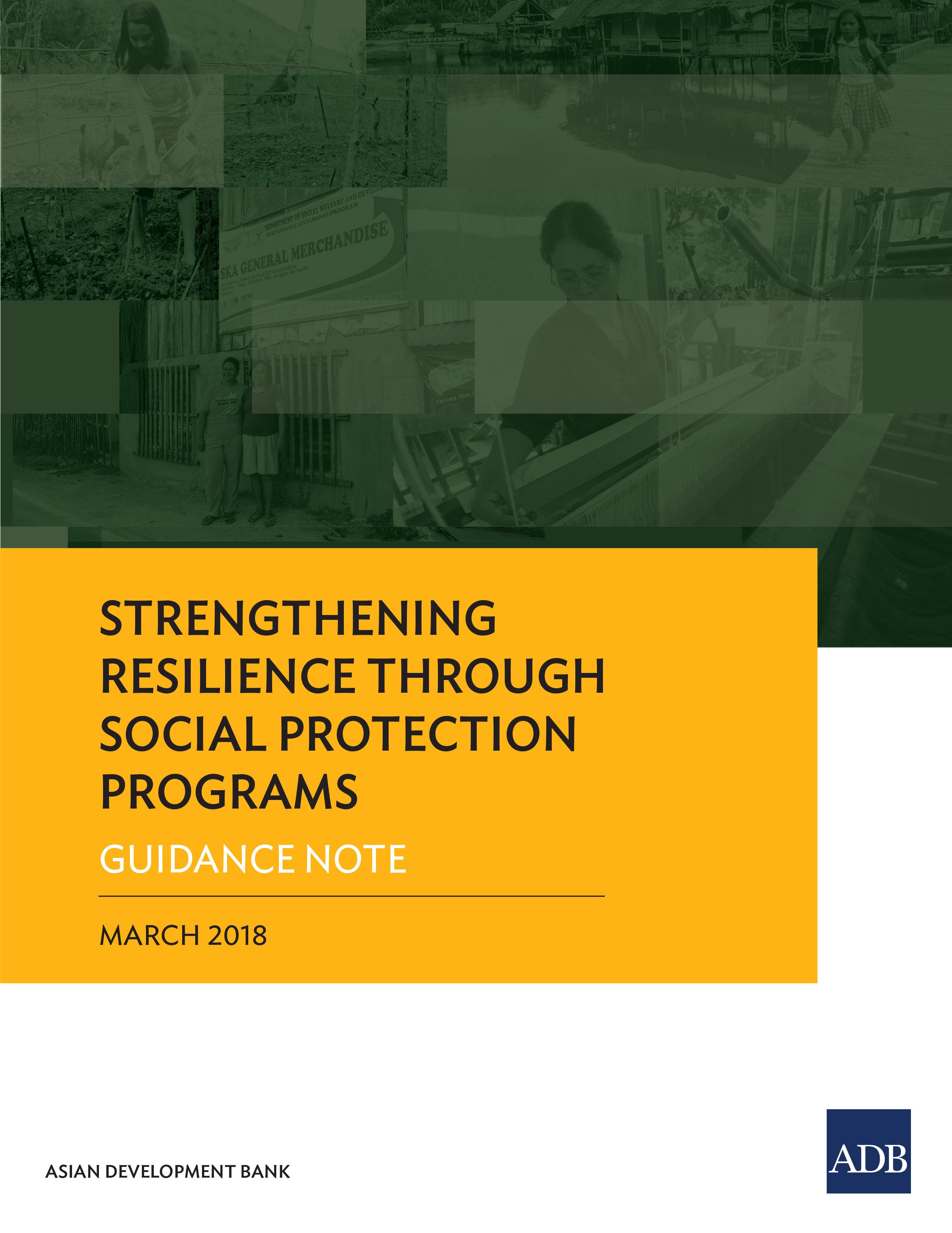 Strengthening Resilience through Social Protection Programs