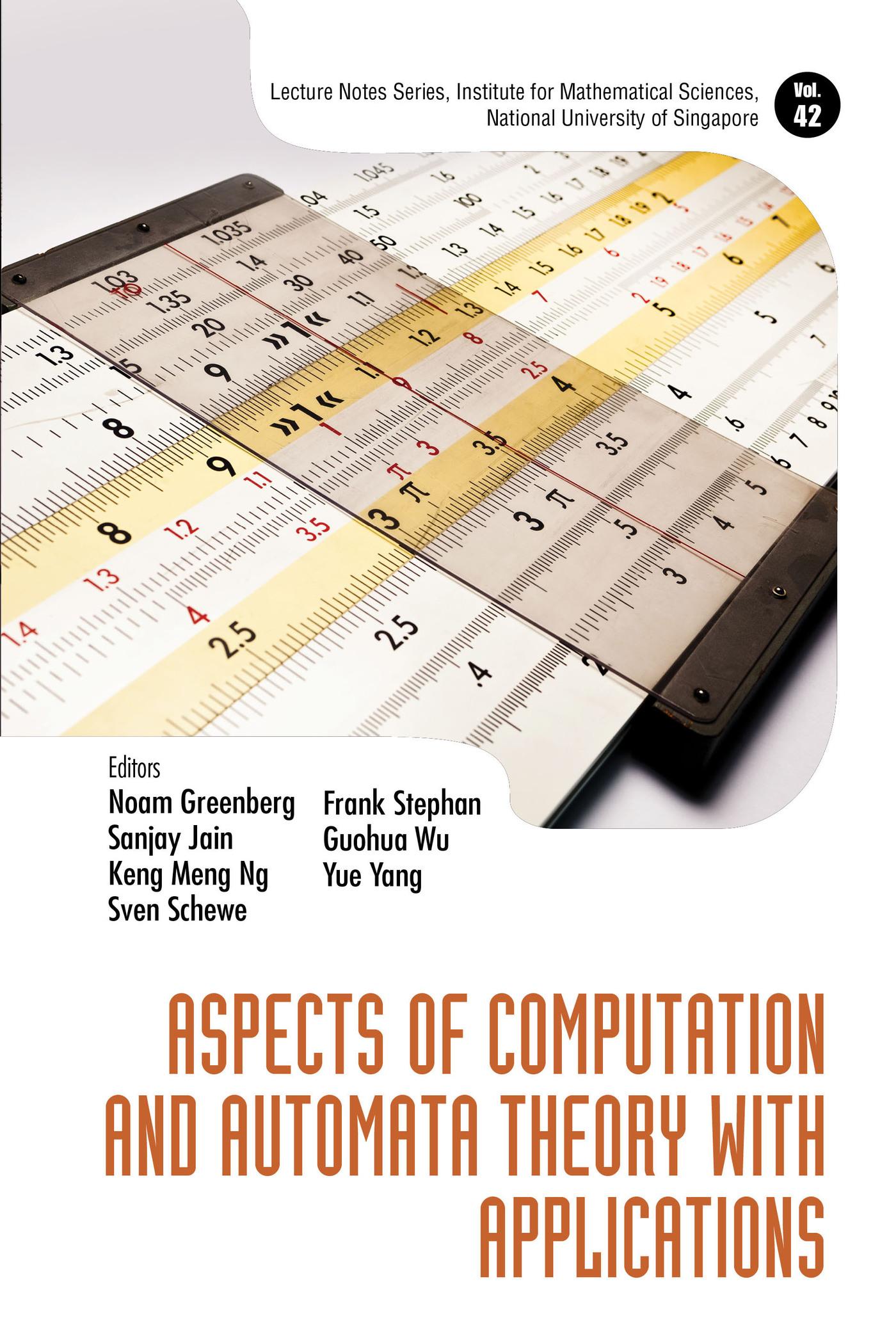 ASPECTS OF COMPUTATION AND AUTOMATA THEORY WITH APPLICATIONS