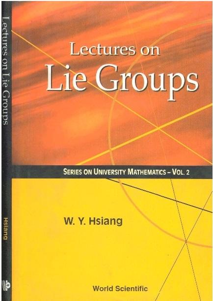 LECTURES ON LIE GROUPS              (V2)