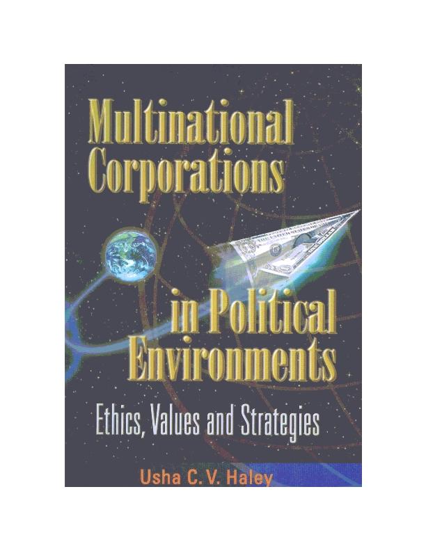 MULTINATIONAL CORP IN POLITICAL ENVIRON