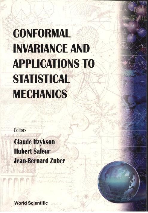 CONFORMAL INVARIANCE & APPLN TO STAT... by Itzykson C, Saleur H, Zuber Jean-bernard