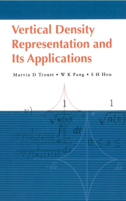 VERTICAL DENSITY REPRESENTATION & ITS.. by Hou Shuihung, Pang Wai-kai, Troutt Marvin D