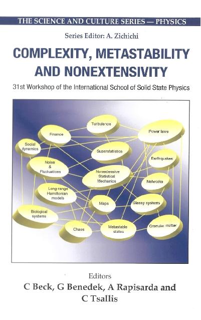 COMPLEXITY, METASTABILITY & NONEXTENS... by Benedek Giorgio, Rapisarda Andrea, Tsallis Constantino
