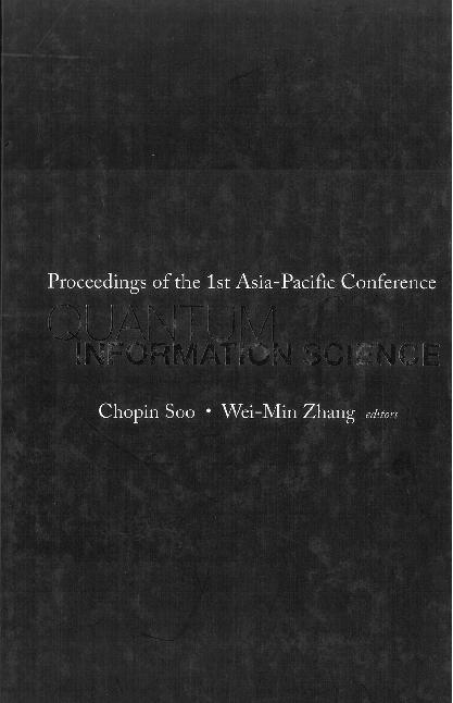 QUANTUM INFORMATION SCIENCE