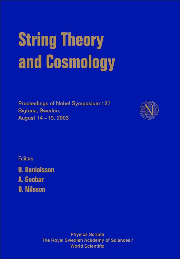 STRING THEORY & COSMOLOGY