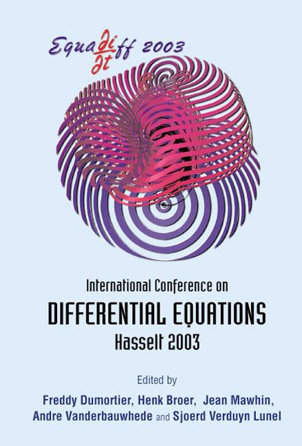 EQUADIFF 2003 by Broer Henk W, Dumortier Freddy, Mawhin Jean