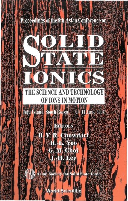 SOLID STATE IONICS by Choi Gyeong-man, Chowdari B V R, Yoo Han-ill