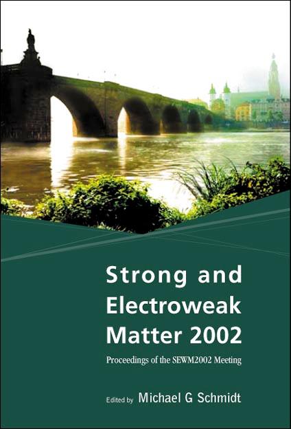STRONG & ELECTROWEAK MATTER 2002 by Schmidt Michael G