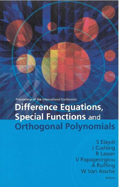 DIFFERENCE EQUATIONS,SPECIAL FUNCTIONS.. by Cushing Jim M, Elaydi Saber N, Lasser Rupert