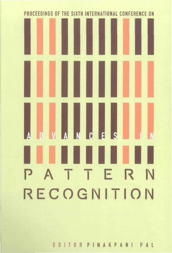 ADVANCES IN PATTERN RECOGNITION by Pal Pinakpani