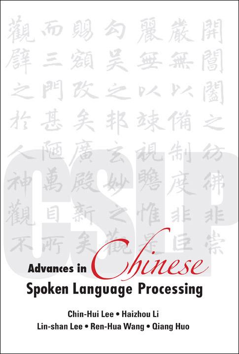 ADVANCES IN CHINESE SPOKEN LANGUAGE PR..