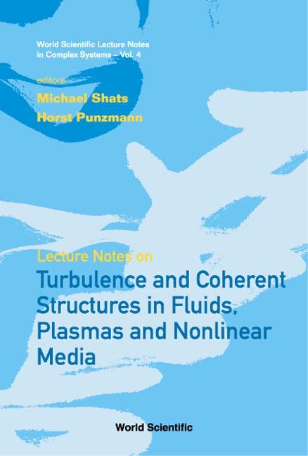 LECTURE NOTES ON TURBULENCE & CO... (V4) by Punzmann Horst, Shats Michael G