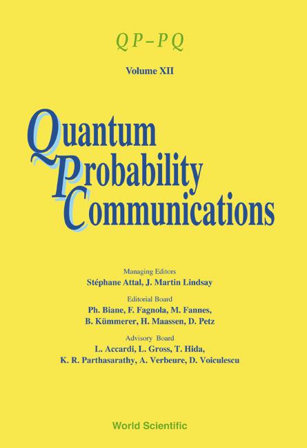 QUANTUM PROBABILITY COMMUN (V12) by Attal S, Lindsay J Martin