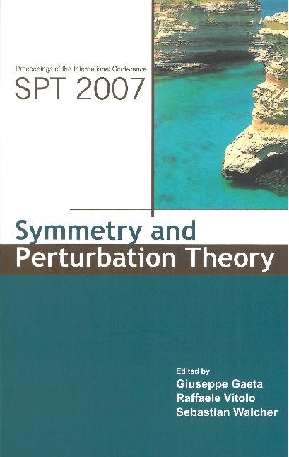 SYMMETRY & PERTURBATION THEORY by Gaeta Giuseppe, Vitolo Raffaele, Walcher Sebastian