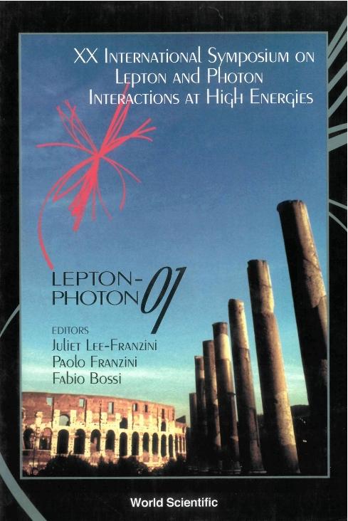 LEPTON-PHOTON 01 [W/ CD] by Bossi Fabio, Franzini Paolo, Lee-franzini Juliet