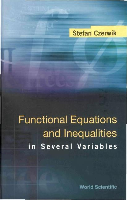 FUNCTIONAL EQUATIONS & INEQUALITIES IN..
