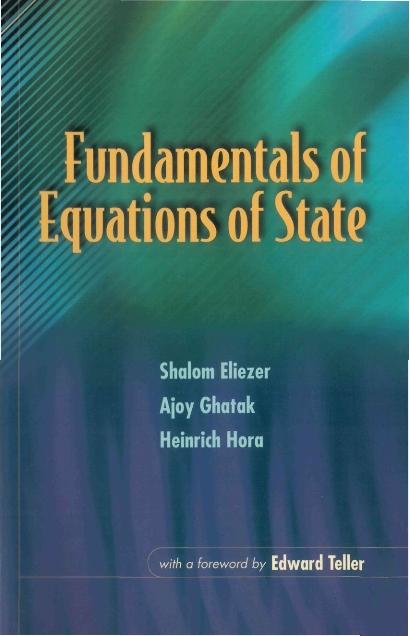 FUNDAMENTALS OF EQUATIONS OF STATE by Eliezer Shalom, Ghatak Ajoy, Hora Heinrich