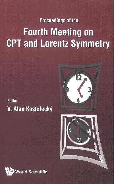 CPT & LORENTZ SYMMETRY by Kostelecky V Alan