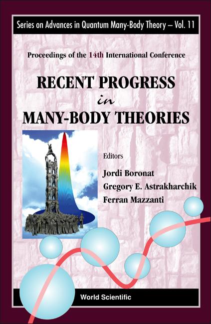 RECENT PROGRESS IN MANY-BODY THEO..(V11) by Astrakharchick Gregory, Boronat Jordi, Mazzanti Ferran