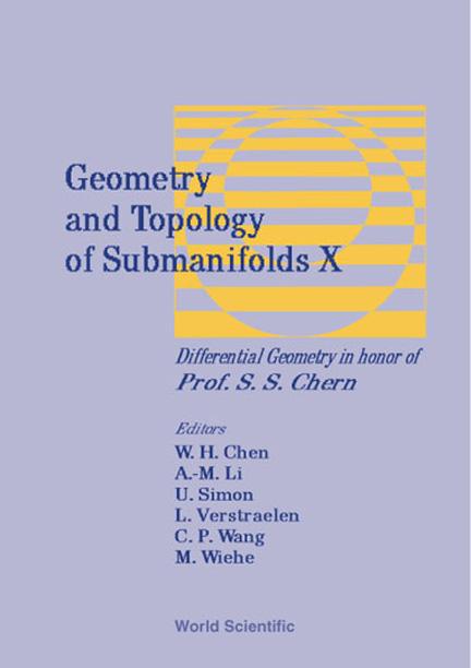 GEOMETRY & TOPOLOGY OF SUBMANIFOLDS X