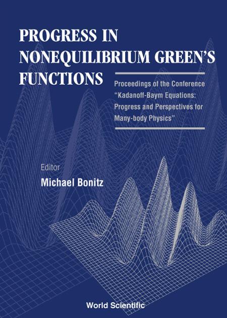 PROGRESS IN NONEQUILIBRIUM GREEN'S... by Bonitz Michael