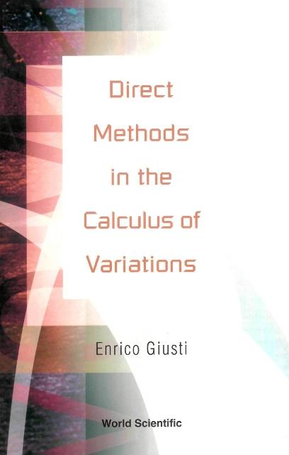 DIRECT METHODS IN THE CALCULUS OF VAR... by Giusti Enrico