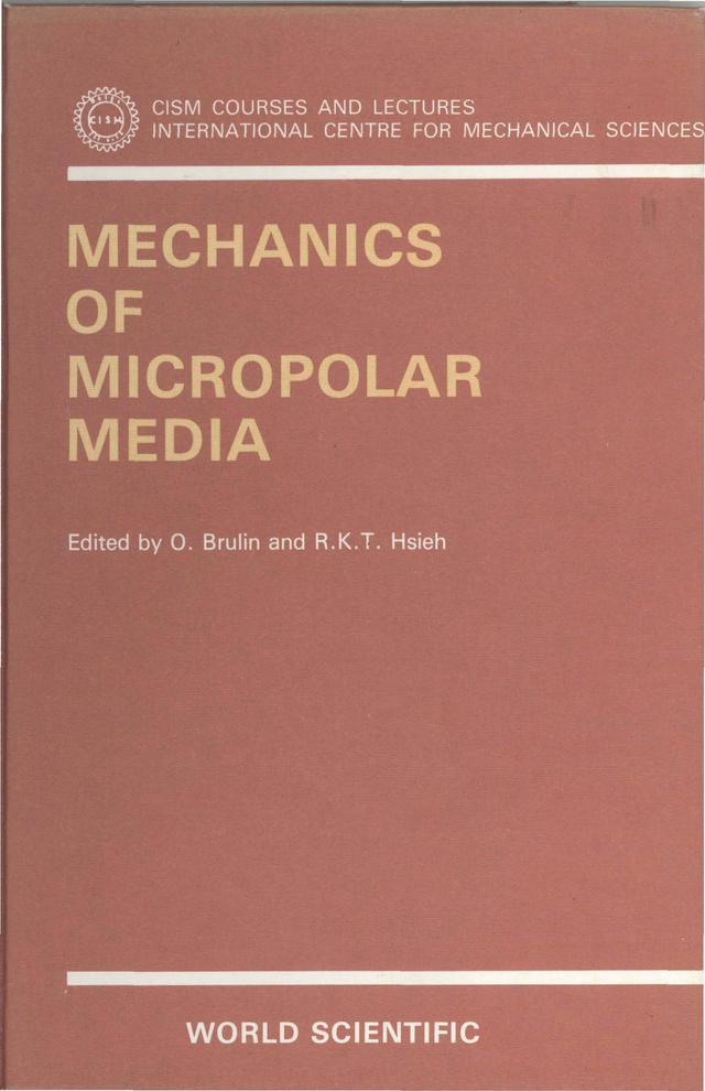 MECHANICS OF MICROPOLAR MEDIA    (B/H) by Hsieh R K T