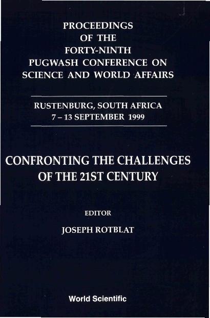 CONFRONTING THE CHALLENGES OF THE 21ST..