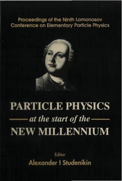 PARTICLE PHYSICS AT THE START OF THE....