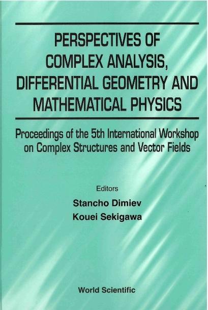 PERSPECTIVES OF COMPLEX ANALYSIS... by Dimiev Stancho, Sekigawa Kouei