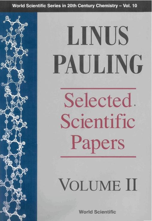 LINUS PAULING-SEL SCI PAPER (V2) by Kamb Barclay, Kamb Carl Alexander, Kamb Linda Pauling